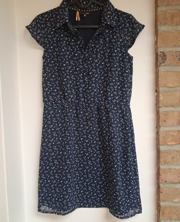 Robe MC marine avec étoiles JBC 158-164