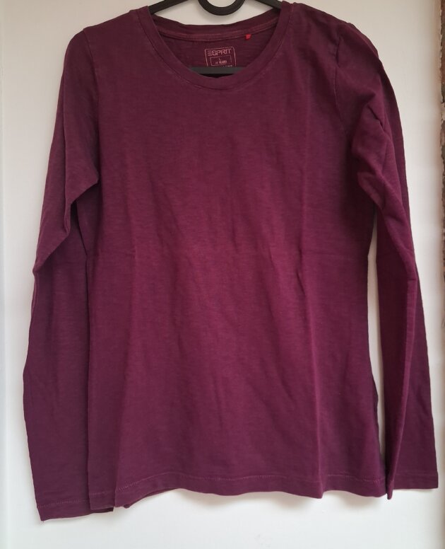 T-shirt ML Esprit prune 14 ans