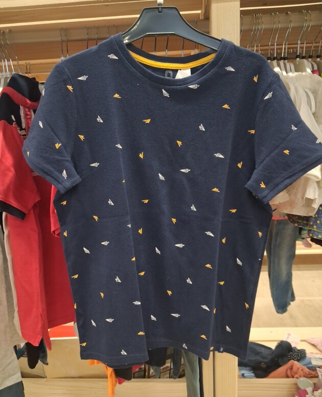 T-shirt marine Okaïdi 12 ans