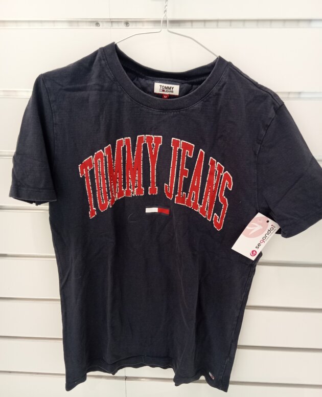 t shirt tommy jeans bleu M