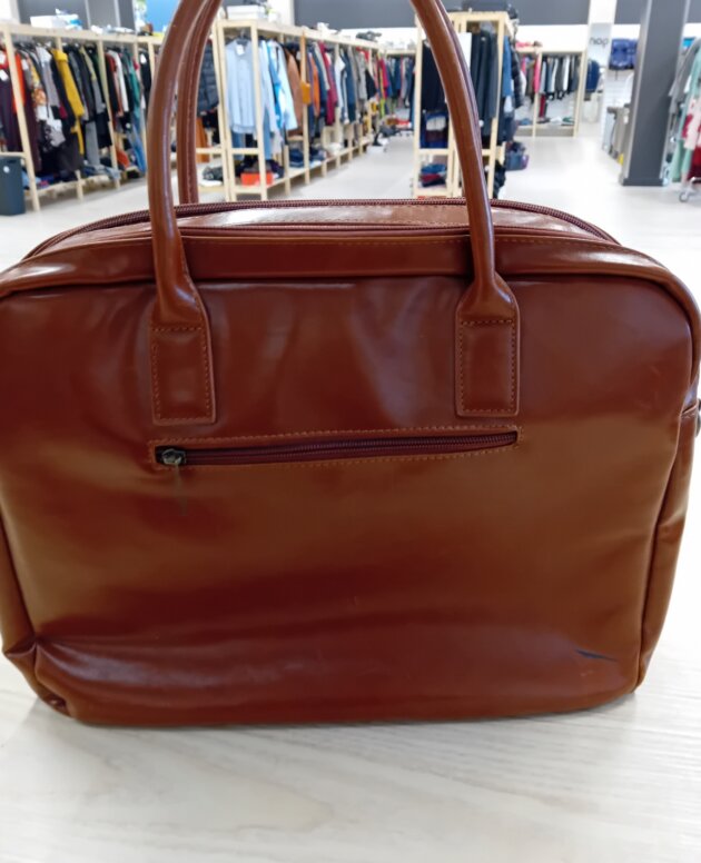 Sac cuir marron