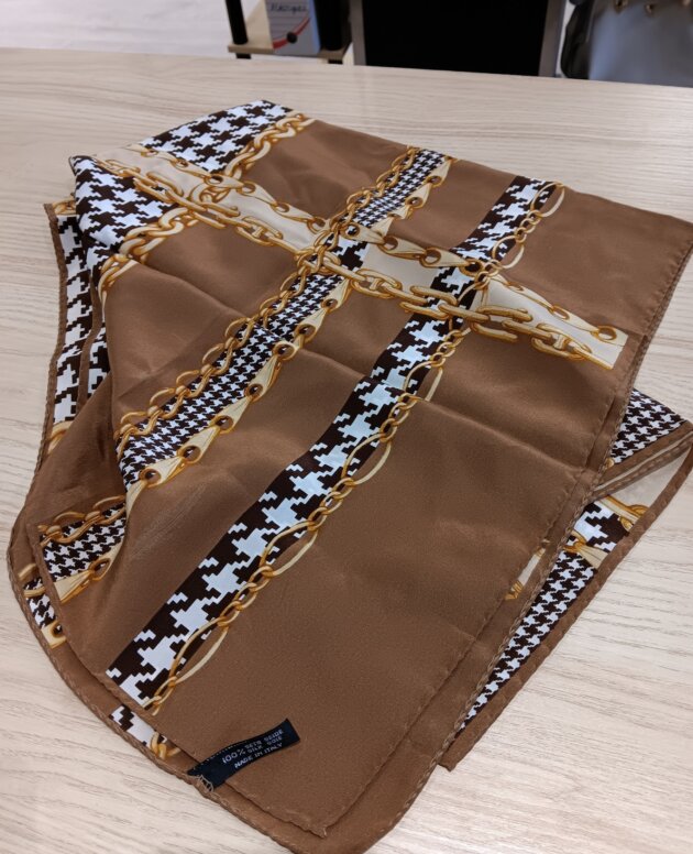 Écharpe Chaine Marron