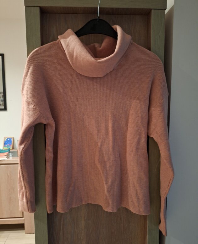 Pull à col montant S