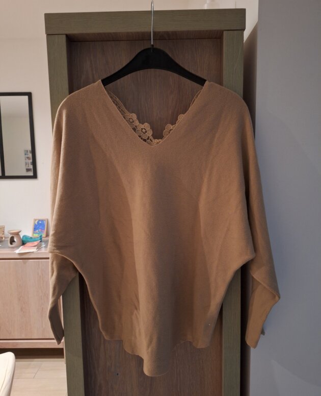 Pull Beige Taille Unique