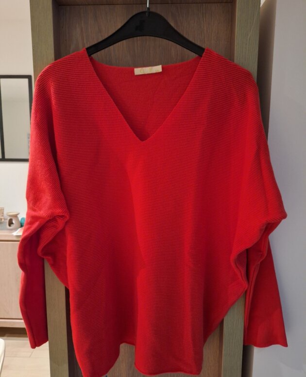 Pull V à manches longues