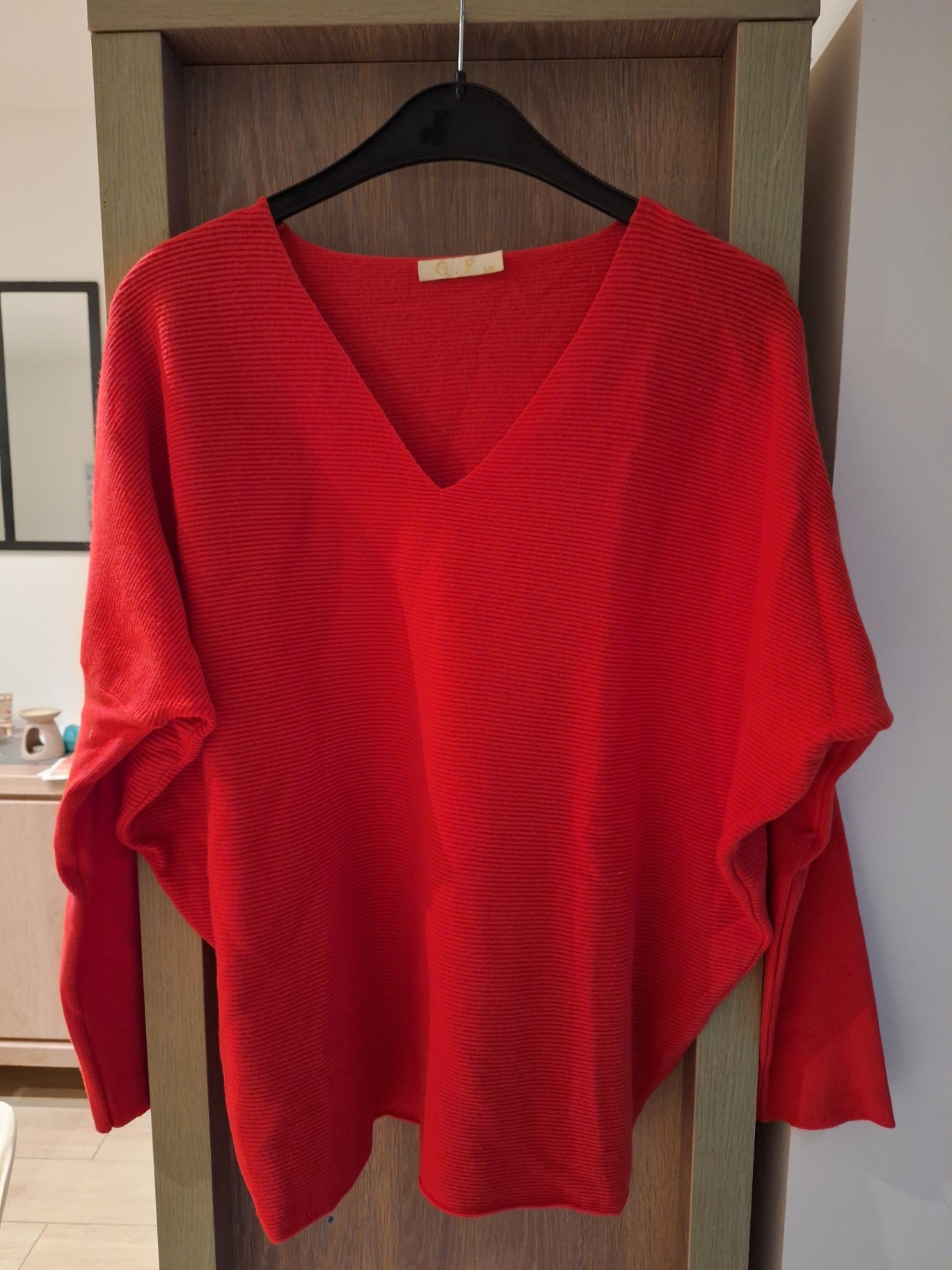 Pull V à manches longues